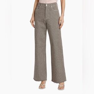 Veronica Beard - NWT - Taylor High-Rise Wide-Leg Jeans (Cedar Stripe / Size 29)